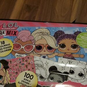 LOL Surprise Coloring Book with Stickers